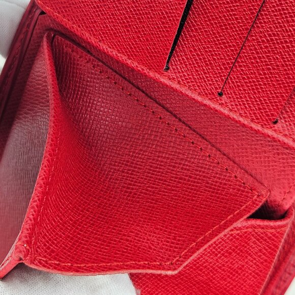 Louis Vuitton  Red Bifold Small Wallet - Picture 16 of 17
